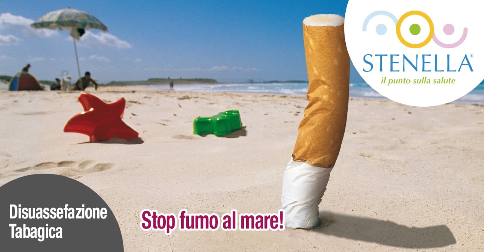 stop fumo al mare